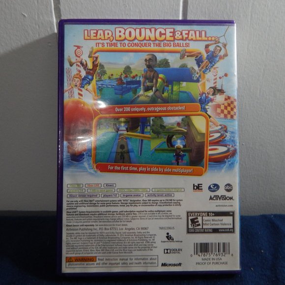 XBox 360 ABC Wipeout; Requires Kinect Sensor - Picture 2 of 5